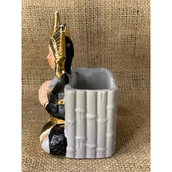 Vintage Noritake Bali Dancer Hand Painted Planter Made in Japan AS IS - Picture 2 of 10